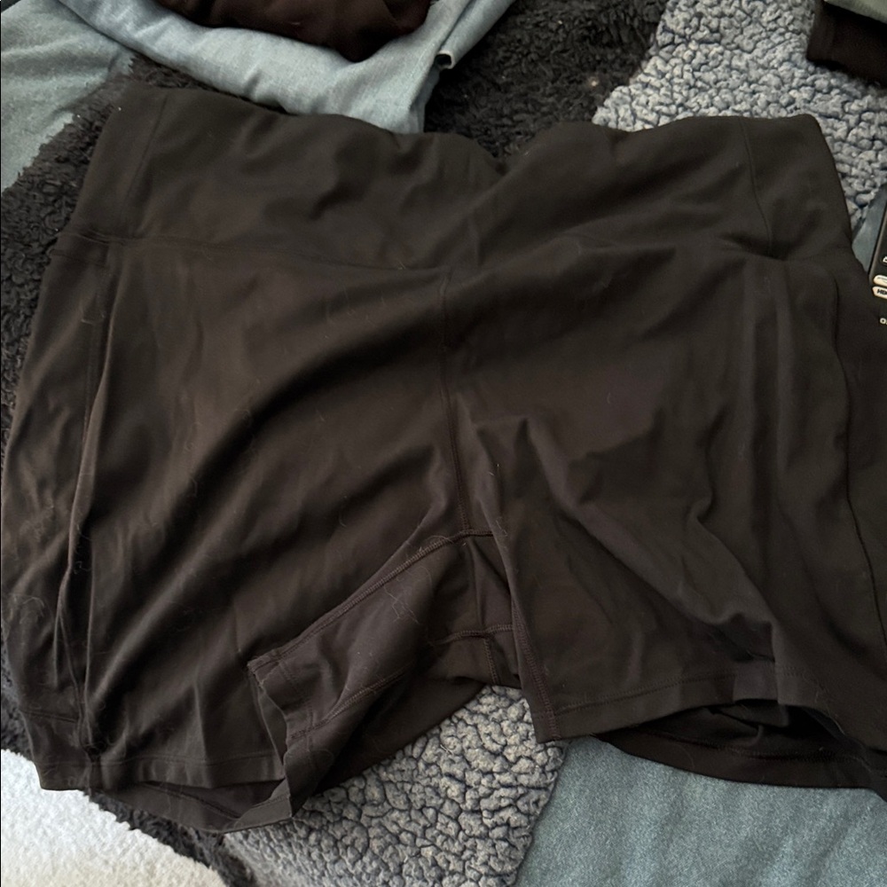 Women's Black Athletic Shorts
